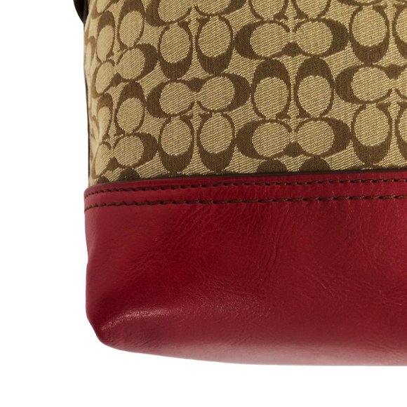 COACH 21154 Red Legacy Molly Satchel - Picture 9 of 11